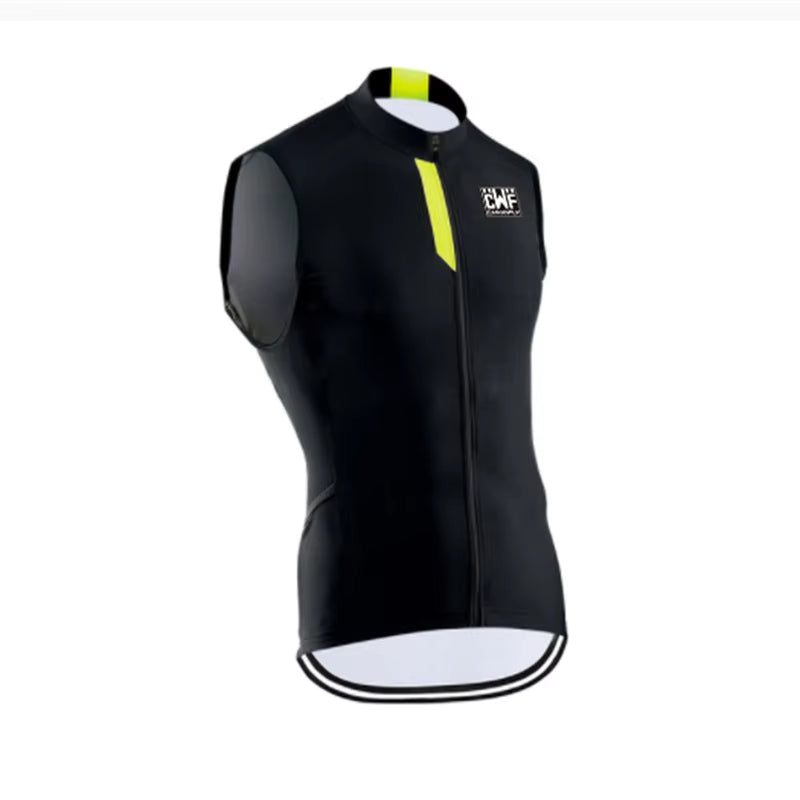 Men Cycling Windbreaker Vest with Back Pocket 2021 New High Visibility Reflective Windproof Cycling Men
