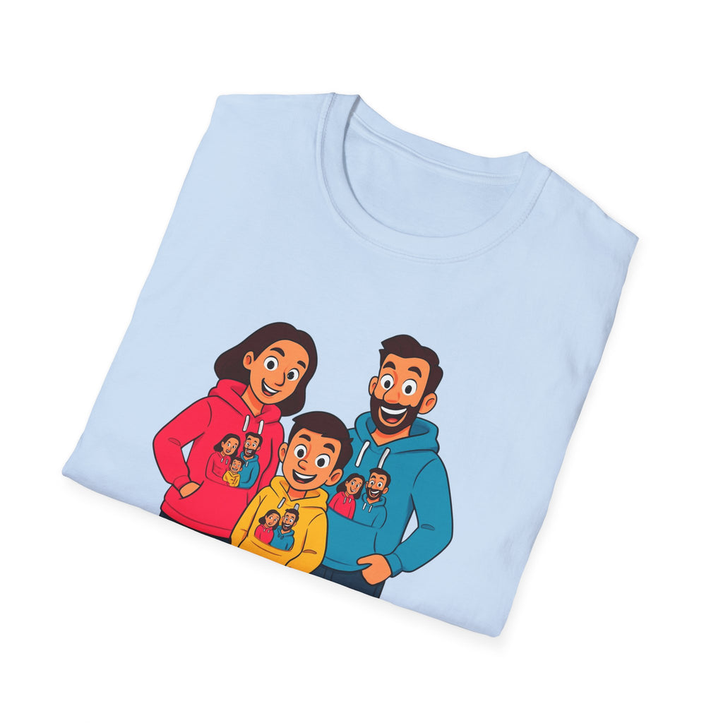 Family Fun Unisex Softstyle T-Shirt, Cute Family Shirt, Matching Family Tees, Casual Wear, Gift for Parents, Family Outing Apparel