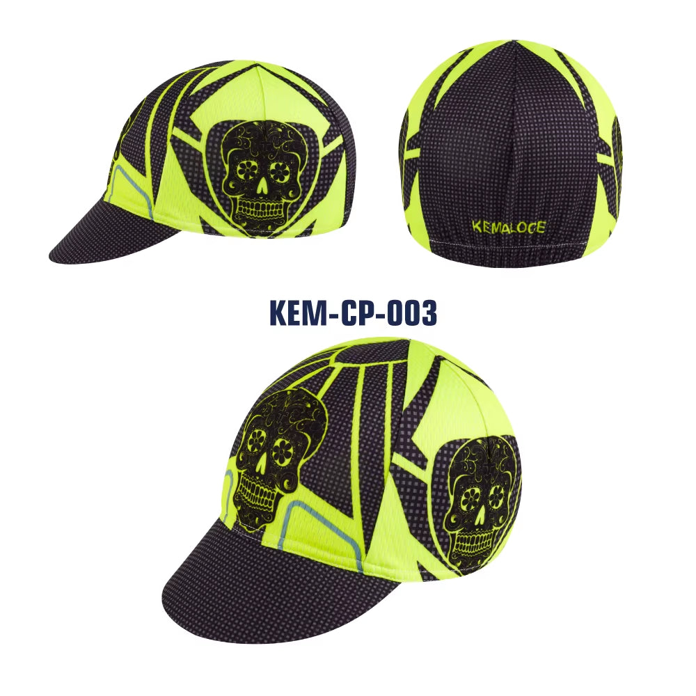 Men Cycling Cap Anti-Uv Summer Elastic Quick Dry Bike Cap 2023 White/Black/Blue Mesh Outdoor Breathable Cycling Hat