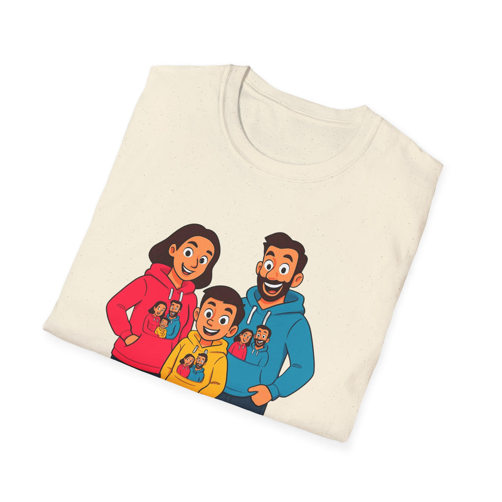 Family Fun Unisex Softstyle T-Shirt, Cute Family Shirt, Matching Family Tees, Casual Wear, Gift for Parents, Family Outing Apparel