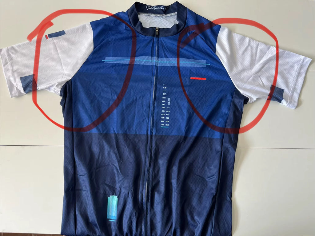 2024 New Summer Men'S Cycling Short Sleeved Sportswear, Breathable and Comfortable Outdoor Mountain Cycling Clothes