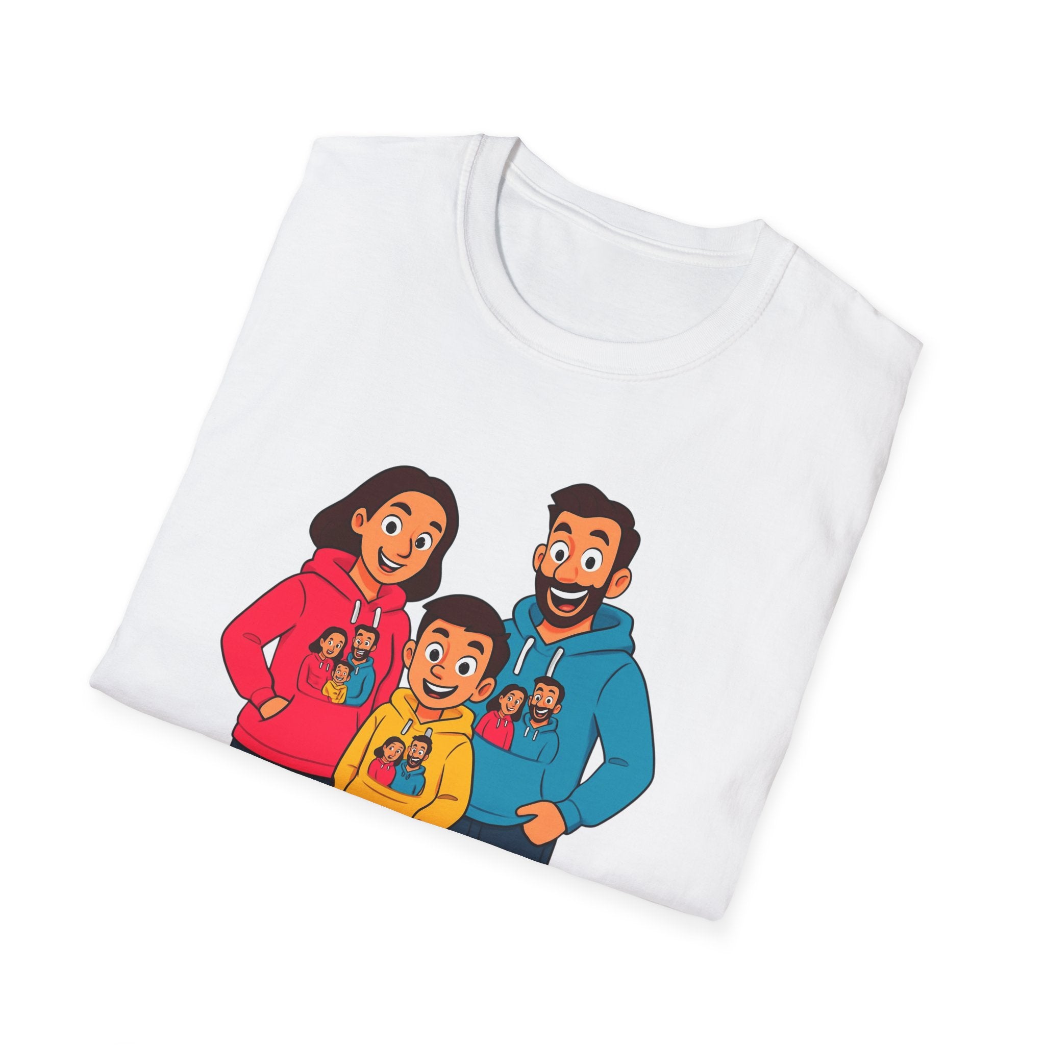 Family Fun Unisex Softstyle T-Shirt, Cute Family Shirt, Matching Family Tees, Casual Wear, Gift for Parents, Family Outing Apparel