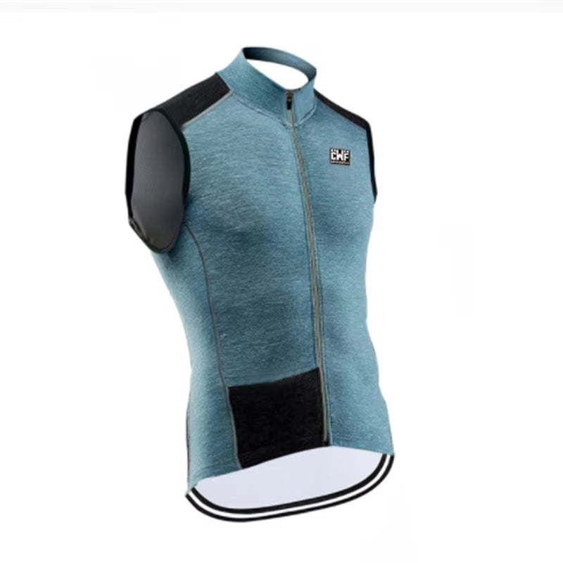 Men Cycling Windbreaker Vest with Back Pocket 2021 New High Visibility Reflective Windproof Cycling Men