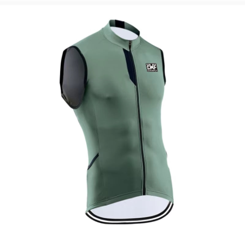 Men Cycling Windbreaker Vest with Back Pocket 2021 New High Visibility Reflective Windproof Cycling Men